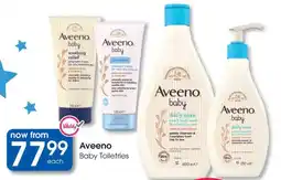 Clicks Aveeno Baby Toiletries offer