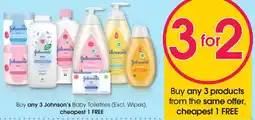 Clicks Johnson's Baby Toiletries offer