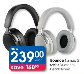 Clicks Bounce Samba 3 Series Bluetooth Headphones offer