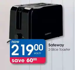 Clicks Safeway 2-Slice Toaster offer