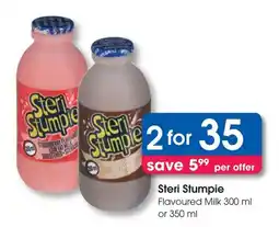 Clicks Steri Stumpie Flavoured Milk offer