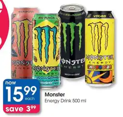 Clicks Monster Energy Drink offer