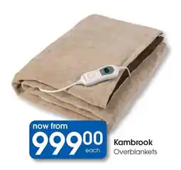 Clicks Kambrook Overblankets offer