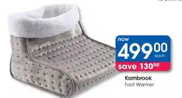 Clicks Kambrook Foot Warmer offer