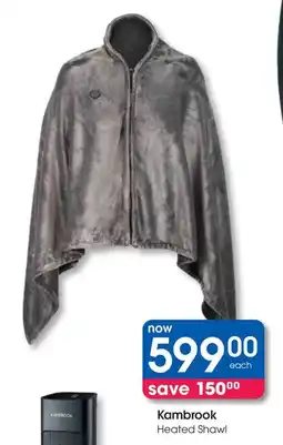 Clicks Kambrook Heated Shawl offer