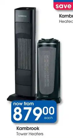 Clicks Kambrook Tower Heaters offer