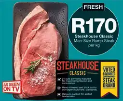 Checkers Steakhouse Classic Man-Size Rump Steak offer