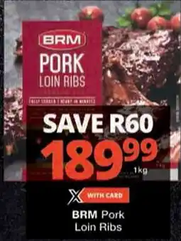 Checkers BRM Pork Loin Ribs offer
