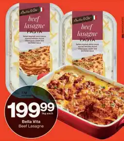 Checkers Bella Vita Beef Lasagne offer