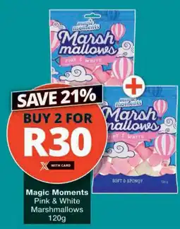 Checkers Magic Moments Pink & White Marshmallows offer