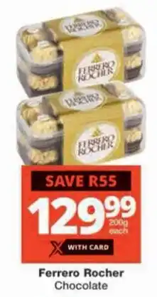 Checkers Ferrero Rocher Chocolate offer