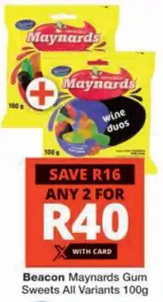 Checkers Beacon Maynards Gum Sweets offer