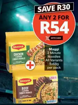 Checkers Maggi 2 Minute Noodles offer