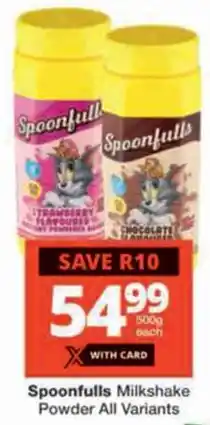 Checkers Spoonfulls Milkshake Powder offer