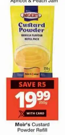 Checkers Moir's Custard Powder Refill offer