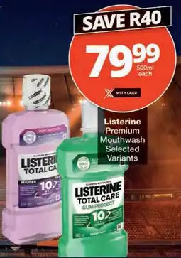 Checkers Listerine Total Care offer