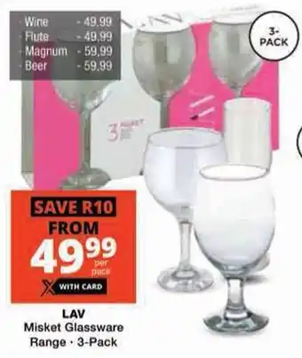 Checkers LAV Misket Glassware offer