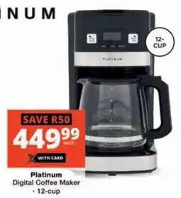 Checkers Platinum Digital Coffee Maker offer