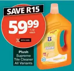 Checkers Plush Supreme Tile Cleaner offer