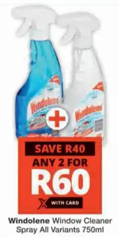 Checkers Windolene Window Cleaner Spray offer