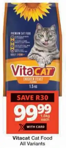 Checkers Vitacat Cat Food offer