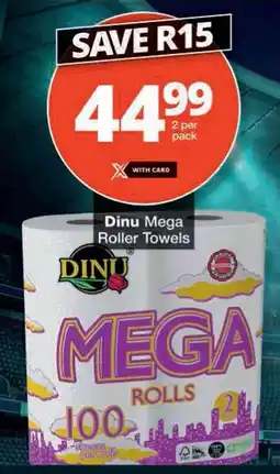 Checkers Dinu Mega Roller Towels offer