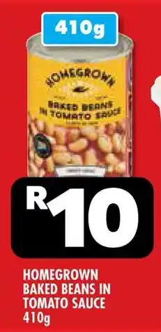 Usave Homegrown Baked Beans in Tomato Sauce offer