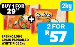 Usave Spekko Long Grain Parboiled White Rice offer
