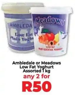 Food Lover's Market Ambledale or Meadows Low Fat Yoghurt Assorted offer