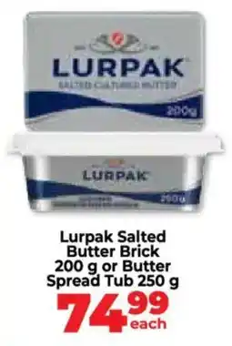 Food Lover's Market Lurpak Salted Butter Brick offer