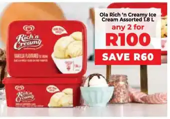 Food Lover's Market Ola Rich 'n Creamy Ice Cream Assorted offer