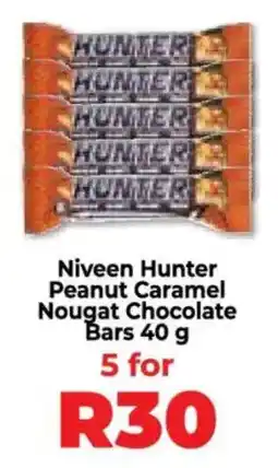 Food Lover's Market Niveen Hunter Peanut Caramel Nougat Chocolate Bars offer