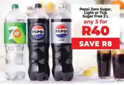 Food Lover's Market Pepsi Zero Sugar, Light or 7Up Sugar Free offer