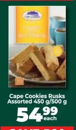 Food Lover's Market Cape Cookies Rusks Assorted offer