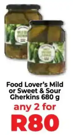 Food Lover's Market Food Lover's Mild or Sweet & Sour Gherkins offer