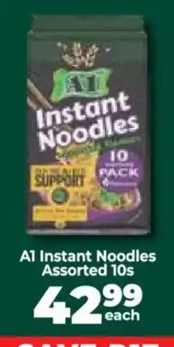 Food Lover's Market A1 Instant Noodles Assorted offer