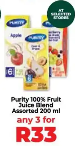 Food Lover's Market Purity 100% Fruit Juice Blend Assorted offer