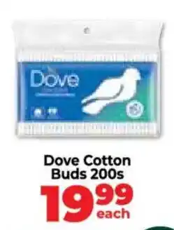 Food Lover's Market Dove Cotton Buds 200s offer