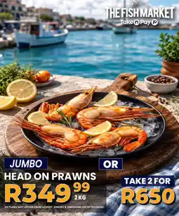 Take 'n Pay Jumbo head on prawns offer