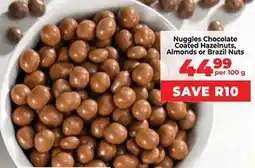 Food Lover's Market Chocolate coated hazelnuts, almonds or brazil nuts offer