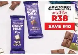 Food Lover's Market Cadbury - chocolate slabs offer