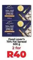 Food Lover's Market 70% fat spread 500 g offer