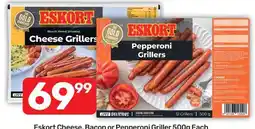 Pick n Pay Eskort Cheese Grillers offer