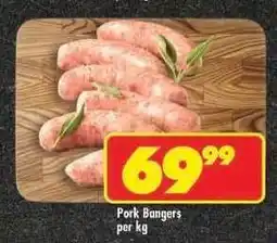 Shoprite Pork Bangers offer