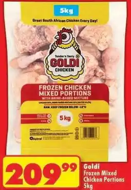 Shoprite GOLDI FROZEN MIXED CHICKEN PORTIONS 5kg offer
