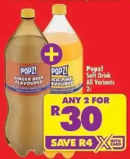 Shoprite Popz! Soft Drink All Variants offer