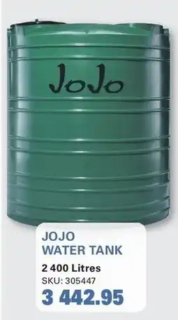 Cashbuild JOJO WATER TANK offer