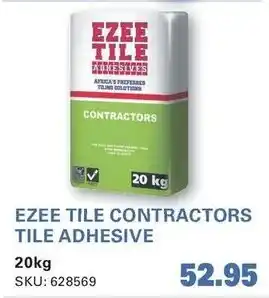 Cashbuild EZEE TILE CONTRACTORS TILE ADHESIVE offer