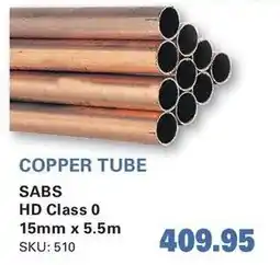 Cashbuild COPPER TUBE offer