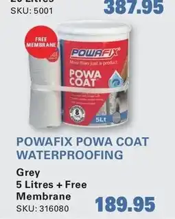 Cashbuild POWAFIX POWA COAT WATERPROOFING offer
